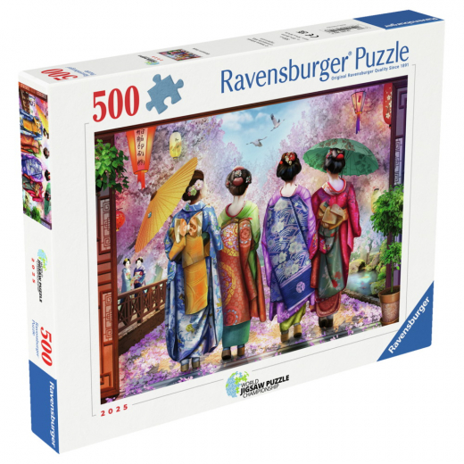 Ravensburger: Blossom Walk 500 Brikker i gruppen PUSLESPIL / < 750 brikker hos Spelexperten (12001702)