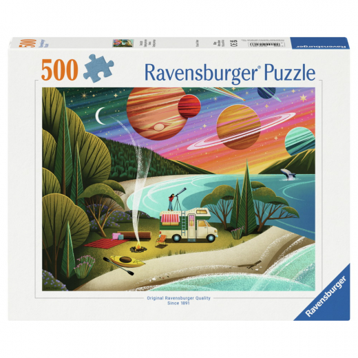 Ravensburger: Camp Sight 500 Brikker i gruppen PUSLESPIL / < 750 brikker hos Spelexperten (12001706)