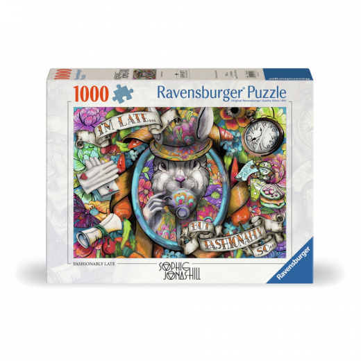 Ravensburger: Fashionably Late 1000 Brikker i gruppen PUSLESPIL / Ravensburger hos Spelexperten (12001712)