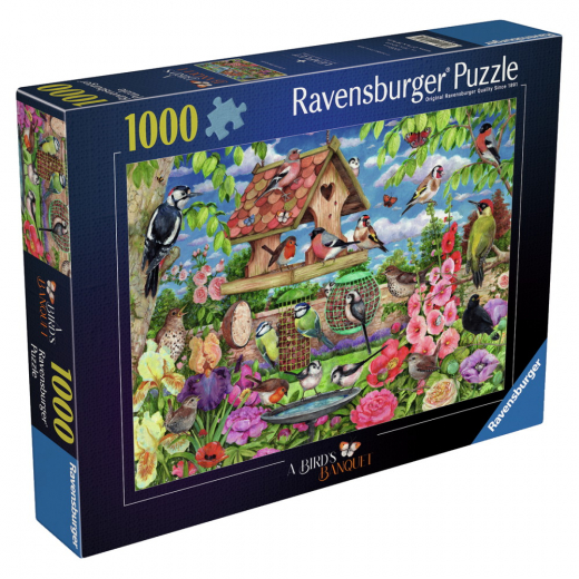 Ravensburger: A Birds' Banquet 1000 Brikker i gruppen PUSLESPIL / 1000 brikker hos Spelexperten (12001713)