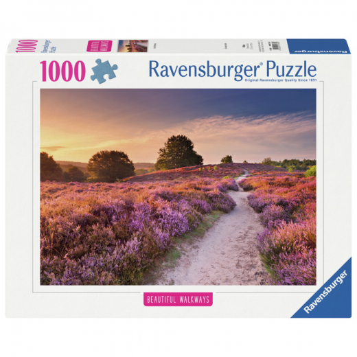 Ravensburger: Pink Pathway 1000 Brikker i gruppen PUSLESPIL / 1000 brikker hos Spelexperten (12001763)