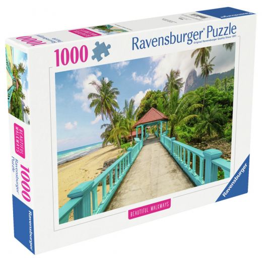 Ravensburger: Colorful Bridge in Malaysia 1000 Brikker i gruppen PUSLESPIL / 1000 brikker hos Spelexperten (12001766)