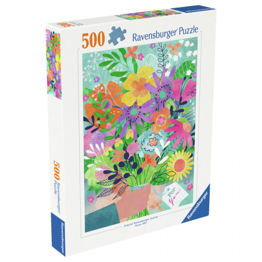 Ravensburger: Flowers for you 500 Brikker i gruppen PUSLESPIL / < 750 brikker hos Spelexperten (12001795)
