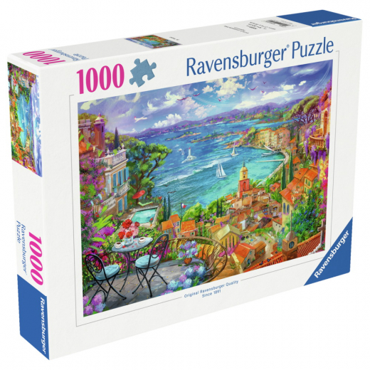 Ravensburger: St. Tropez 1000 Brikker i gruppen PUSLESPIL / 1000 brikker hos Spelexperten (12001824)