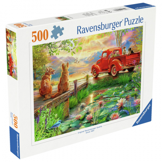 Ravensburger: Summer Love 500 Brikker i gruppen PUSLESPIL / < 750 brikker hos Spelexperten (12001847)