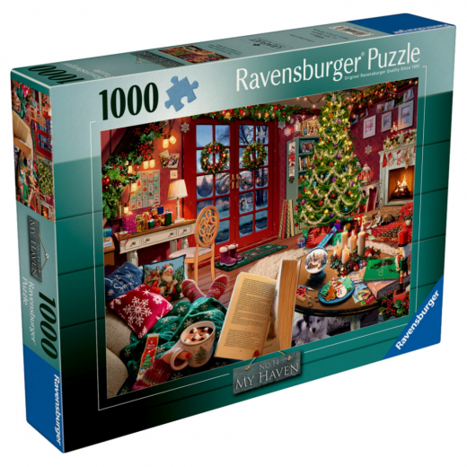 Ravensburger: The Christmas Shed - No.14 My Haven 1000 Brikker i gruppen PUSLESPIL / 1000 brikker hos Spelexperten (12001987)