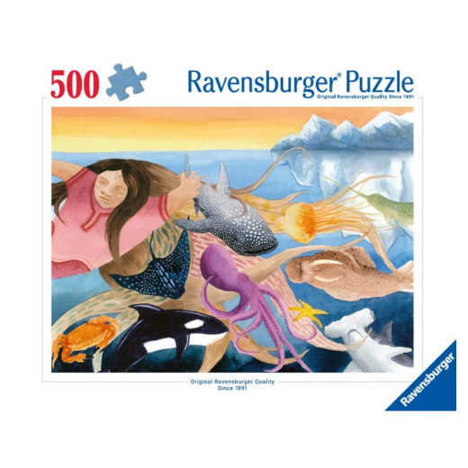 Ravensburger: Mother of the Sea 500 Brikker i gruppen PUSLESPIL / < 750 brikker hos Spelexperten (12002022)
