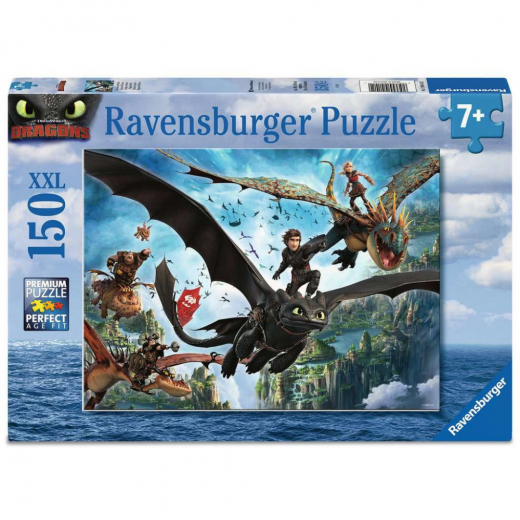 Ravensburger: Drager og helte 150 XXL Brikker i gruppen PUSLESPIL / Puslespil til børn hos Spelexperten (12004141)