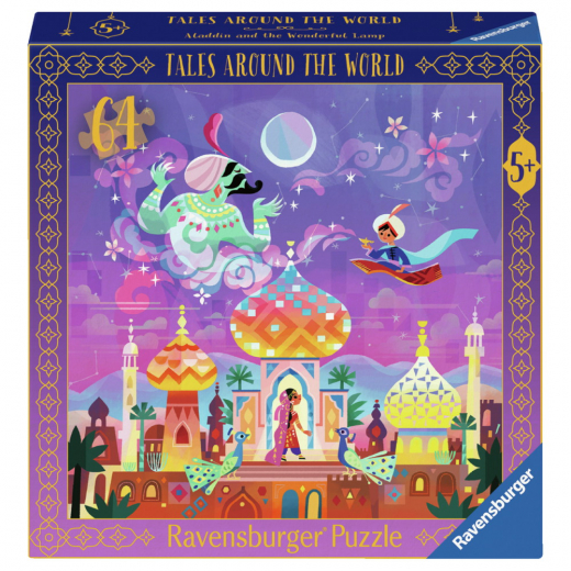 Ravensburger: Aladdin and the Wonderful Lamp 64 Brikker i gruppen PUSLESPIL / Puslespil til børn hos Spelexperten (12004207)