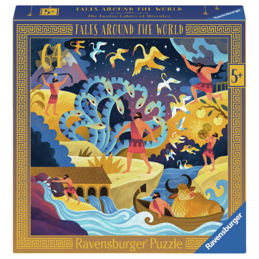 Ravensburger: The Twelve Labors of Hercules 64 Brikker i gruppen PUSLESPIL / Puslespil til børn hos Spelexperten (12004209)