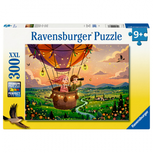 Ravensburger Cozy Sunset Sky Ride XXL 300 Brikker i gruppen PUSLESPIL / < 750 brikker hos Spelexperten (12004268)
