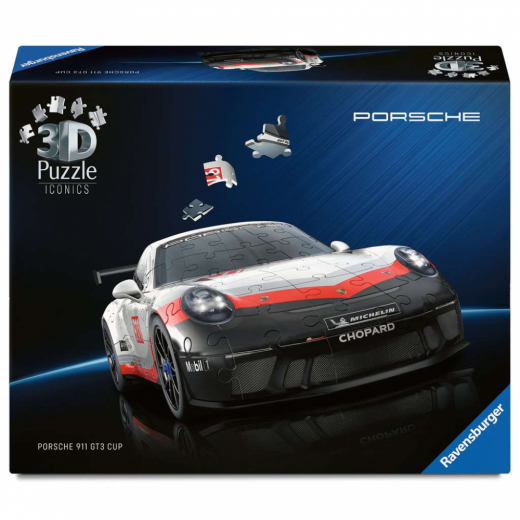 Ravensburger Iconics Porsche 911 GT3 Cup 154 p i gruppen PUSLESPIL / 3D puslespil hos Spelexperten (12008039)