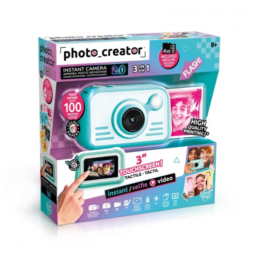 Creator Instant kamera med farvet fotopapir i gruppen LEGETØJ / Skab & mal / Foto hos Spelexperten (120460)