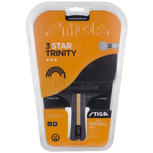 Stiga Trinity 3-star i gruppen SPILLEBORD / Bordtennis / Bordtennisbat hos Spelexperten (1213-3616-01)