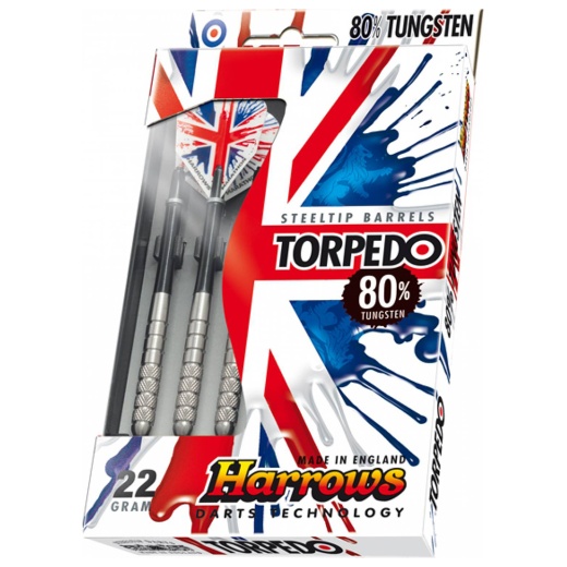 Harrows Torpedo 80% Tungsten 23 g i gruppen SPILLEBORD / Dart / Dartpile hos Spelexperten (123-4010-23)