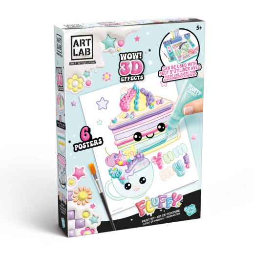 Art Lab Fluffy Paint Kit i gruppen LEGETØJ / Skab & mal / Skriv og Tegn hos Spelexperten (123019)