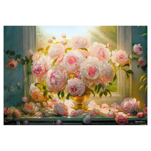 Castorland - Hot Summer Peonies, 1000 pc i gruppen PUSLESPIL / Castorland hos Spelexperten (123506)