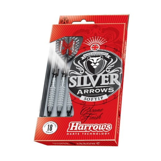 Soft Silver Arrow i gruppen SPILLEBORD / Dart / Dartpile / Softtip hos Spelexperten (124-2030)