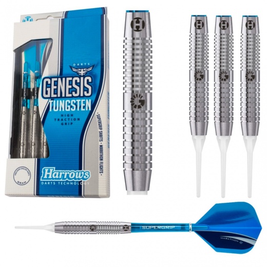 Harrows Soft Genesis Tungsten 18 g i gruppen SPILLEBORD / Dart / Dartpile hos Spelexperten (124-4010)