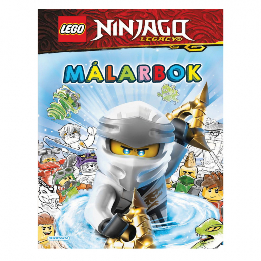 Coloring Book LEGO Ninjago i gruppen LEGETØJ / Skab & mal / Skriv og Tegn / Malebøger hos Spelexperten (124324)