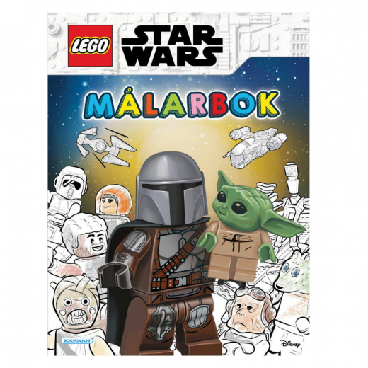 Coloring Book LEGO Star Wars  i gruppen LEGETØJ / Skab & mal / Skriv og Tegn / Malebøger hos Spelexperten (124325)