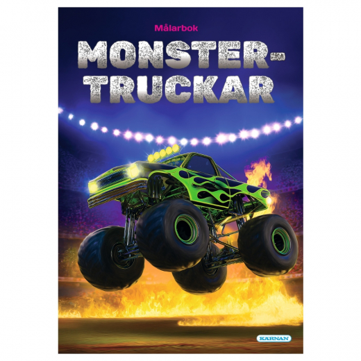 Monstertruckar Malebog i gruppen LEGETØJ / Skab & mal / Skriv og Tegn / Malebøger hos Spelexperten (124328)