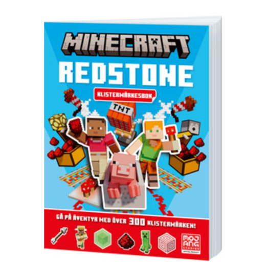 Minecraft Stickerbog Redstone i gruppen LEGETØJ / Skab & mal / Skriv og Tegn / Puslespil bøger hos Spelexperten (124342)