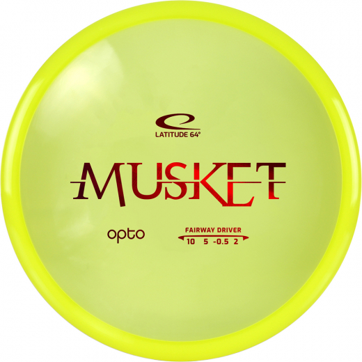 Latitude 64° Opto Musket Yellow i gruppen UDENDØRSSPIL / Disc Golf & frisbee hos Spelexperten (12868)