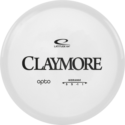 Latitude 64° Opto Claymore White i gruppen UDENDØRSSPIL / Disc Golf & frisbee hos Spelexperten (12903)