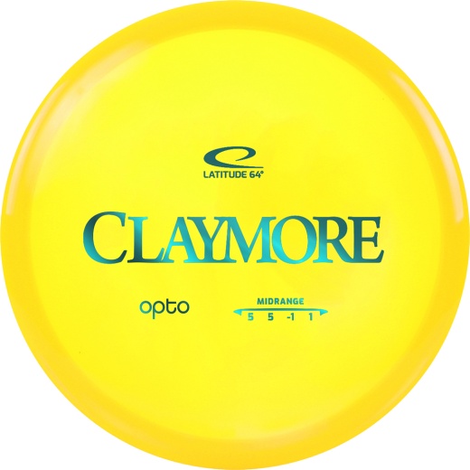Latitude 64° Opto Claymore Yellow i gruppen UDENDØRSSPIL / Disc Golf & frisbee hos Spelexperten (12904)