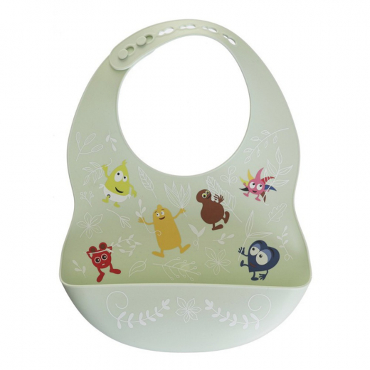 Teddykompaniet - Babblarna- Silikonehagesmæk, I naturen i gruppen LEGETØJ / Børne- & baby / Spis & drik hos Spelexperten (12964)