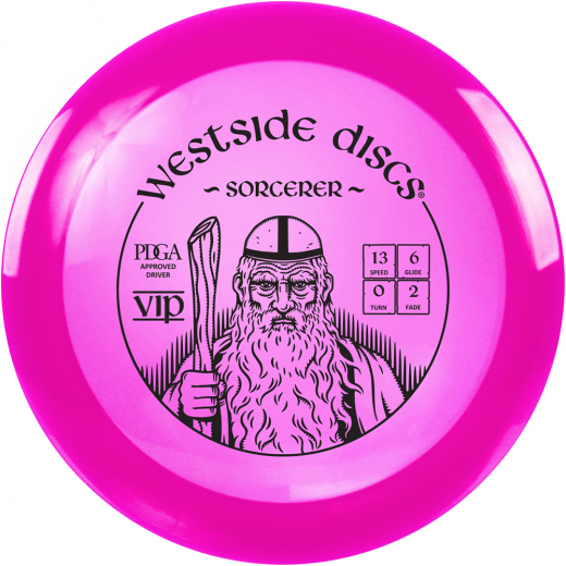 Westside Discs VIP Sorcerer Pink i gruppen UDENDØRSSPIL / Disc Golf & frisbee hos Spelexperten (13046)
