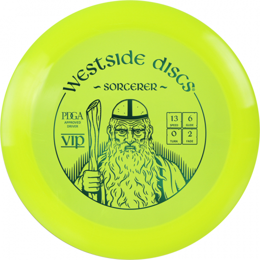 Westside Discs VIP Sorcerer Yellow i gruppen UDENDØRSSPIL / Disc Golf & frisbee hos Spelexperten (13048)
