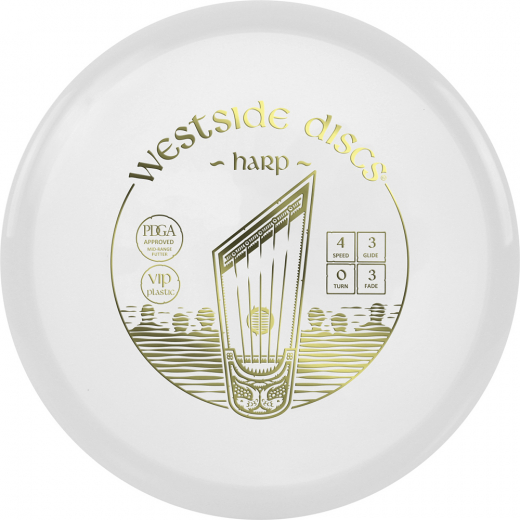 Westside Discs VIP Harp White i gruppen UDENDØRSSPIL / Disc Golf & frisbee hos Spelexperten (13080)