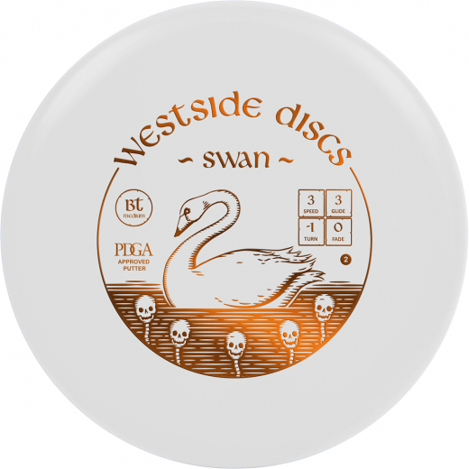 Westside Discs BT Medium Swan 2 White i gruppen UDENDØRSSPIL / Disc Golf & frisbee hos Spelexperten (13129)