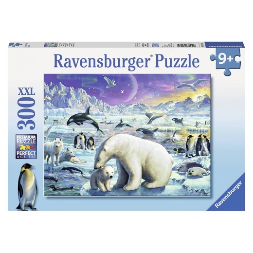 Ravensburger: Polar Animals Gathering 300 brikker i gruppen  hos Spelexperten (132034)
