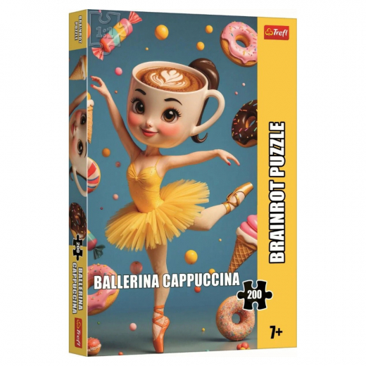 Trefl Brainrot Ballerina Cappuccina 200 Brikker i gruppen PUSLESPIL / < 750 brikker hos Spelexperten (13362)