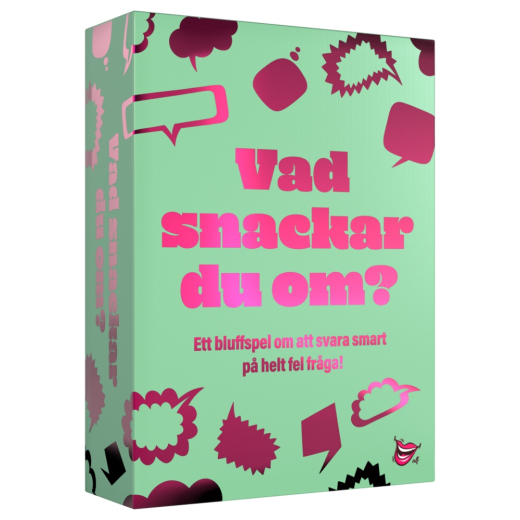 Vad snackar du om? i gruppen SELSKABSSPIL / Partyspil hos Spelexperten (138020281)