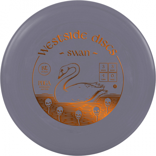 Westside Discs BT Medium Swan 2 Grey i gruppen UDENDØRSSPIL / Disc Golf & frisbee hos Spelexperten (13823)