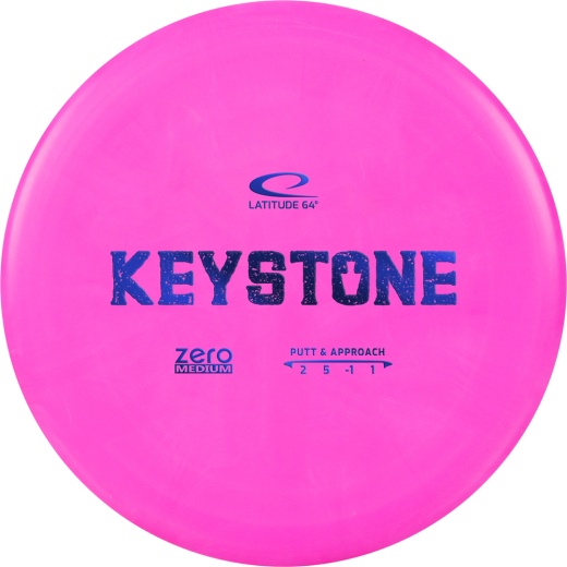 Latitude 64° Zero Keystone Medium Pink i gruppen UDENDØRSSPIL / Disc Golf & frisbee hos Spelexperten (13852)