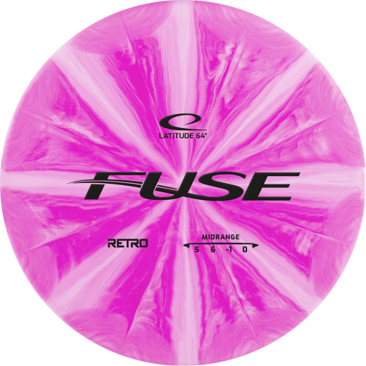 Latitude 64° Retro Burst Fuse Pink/White i gruppen UDENDØRSSPIL / Disc Golf & frisbee hos Spelexperten (14341)