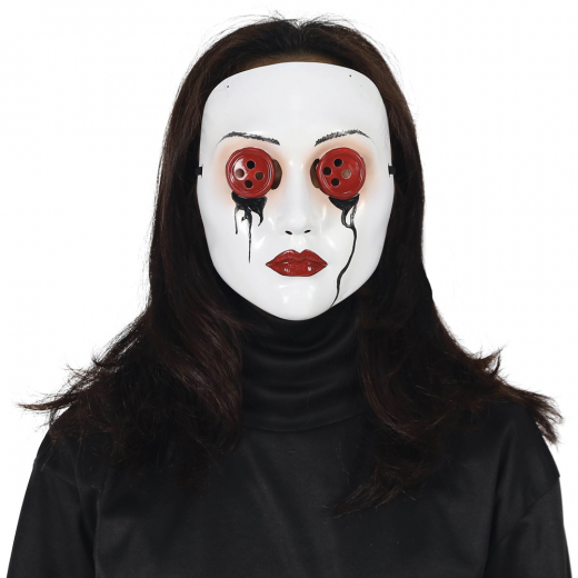 Buttoned Up Mask i gruppen LEGETØJ / Maskerade / Halloween / Masker hos Spelexperten (1545)
