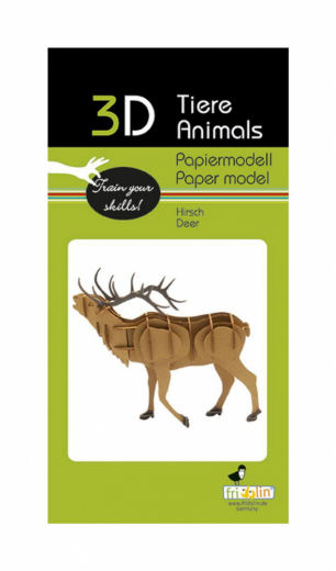 3D papirpuslespil, Deer i gruppen PUSLESPIL / Modelbygning hos Spelexperten (158111)