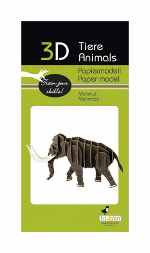3D papirpuslespil, Mammut i gruppen PUSLESPIL / Modelbygning hos Spelexperten (158127)