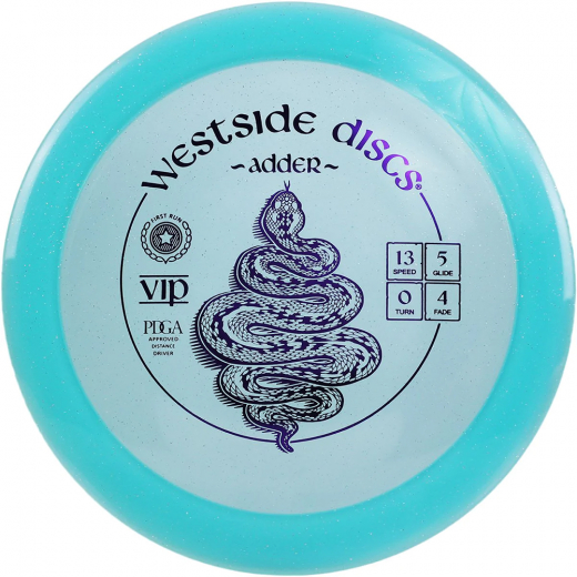 Westside Discs VIP Adder Turquoise i gruppen UDENDØRSSPIL / Disc Golf & frisbee hos Spelexperten (16057)