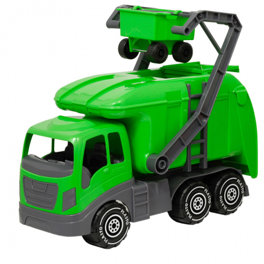 Plasto Genbrugsbil - Grøn i gruppen LEGETØJ / Legetøjskøretøjer / Plasto hos Spelexperten (1677000BOX)