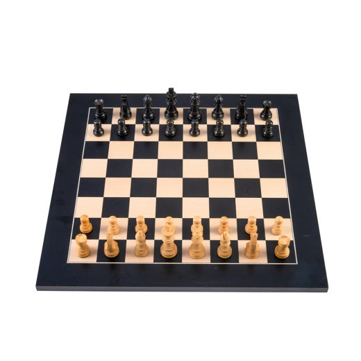Longfield Chess Set  Black Maple 50 mm i gruppen SELSKABSSPIL / Skak hos Spelexperten (170492)