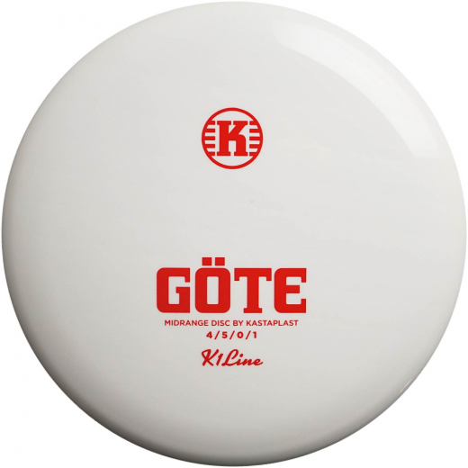 Kastaplast K1 Göte White i gruppen UDENDØRSSPIL / Disc Golf & frisbee / Midrange hos Spelexperten (17294)