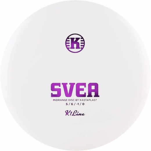 Kastaplast K1 Svea White i gruppen UDENDØRSSPIL / Disc Golf & frisbee / Midrange hos Spelexperten (17295)