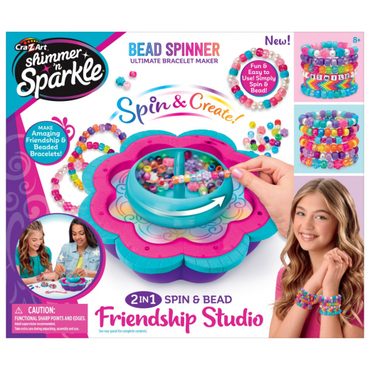 Shimmer N Sparkle Spin And Bead Bracelet Studio i gruppen LEGETØJ / Skab & mal hos Spelexperten (17339)